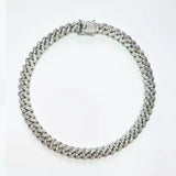 Silver Heart |Diamond Cuban Chains